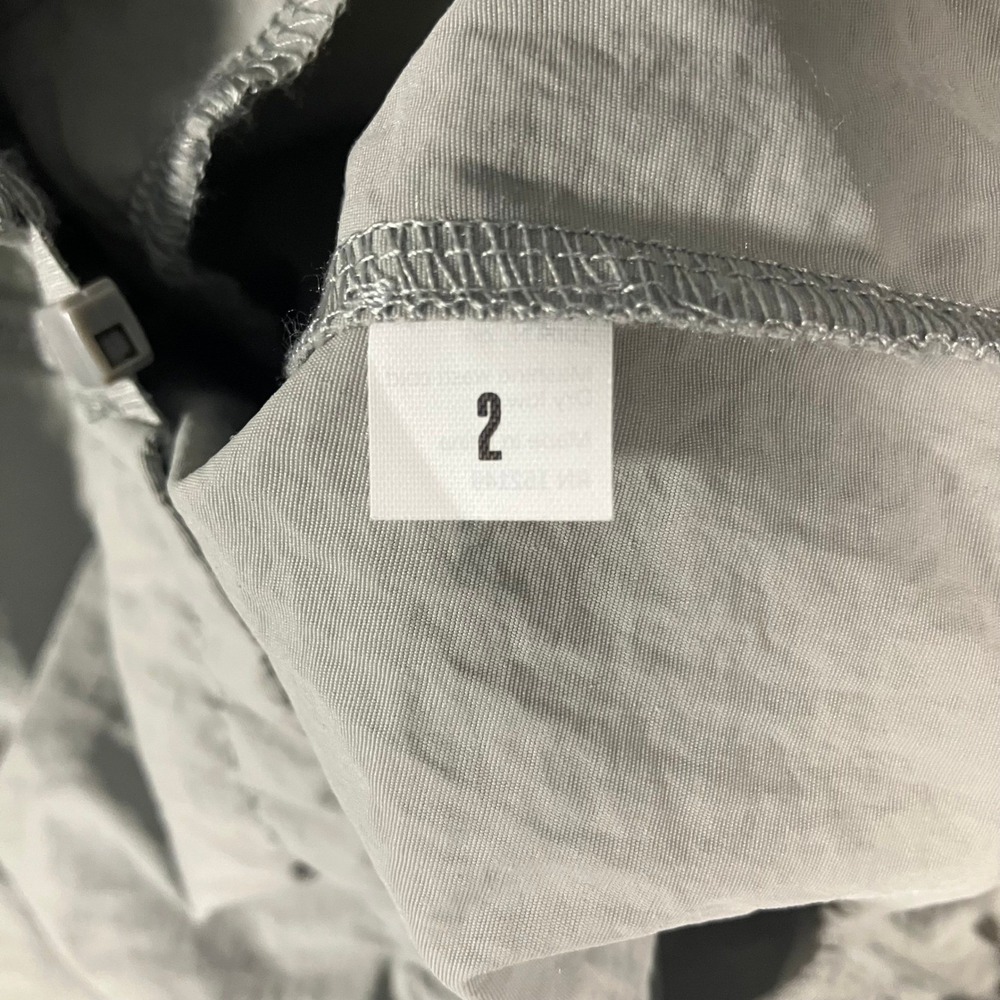 Yeezy Bully Mens Grey Hooded Lightweight Zip Jacket Size 2 Kanye Ye Windbreaker - Picture 9 of 10